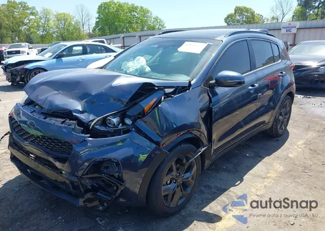 2022 Kia Sportage Nightfall Edition z USA, uszkodzony, nr VIN KNDP63AC6N7951163